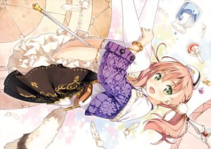 Atelier,kantoku,黑丝,双马尾,絶対領域