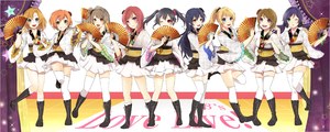 绚濑絵里,星空凛,和服,小泉花阳,南小鸟,西木野真姫,園田海未,矢澤にこ