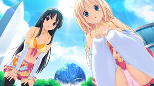 深海渚,游戏CG,露脐,黑丝,トロピカルVACATION