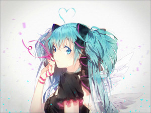 hakusai,初音ミク,双马尾,VOCALOID