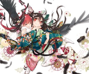火焔猫燐,和服,霊烏路空,东方Project