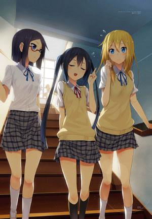 K-ON!,春日步,中野梓,斋藤堇,制服,铃木纯