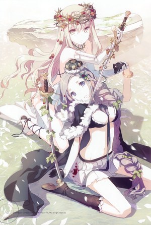 H2SO4,island_of_horizon,blood,cleavage,No-Bra,剑