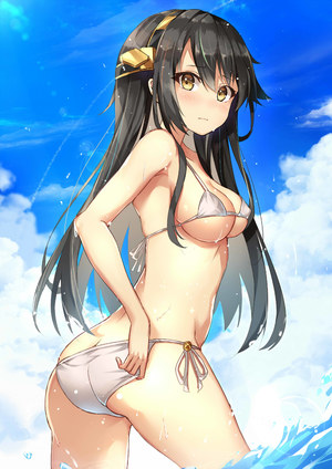 榛名,艦隊これくしょん,Nikkunemu