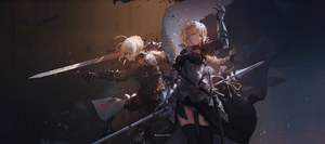 命运之夜,Miv4t,Ruler,Saber,黑化Saber,黑丝