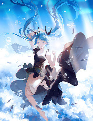 VOCALOID,深海少女,初音ミク,Aiko