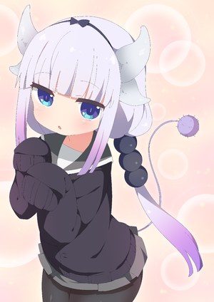 康娜,小林家的龙女仆,黑丝,制服