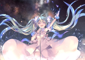 礼服,gin,初音ミク,双马尾,VOCALOID