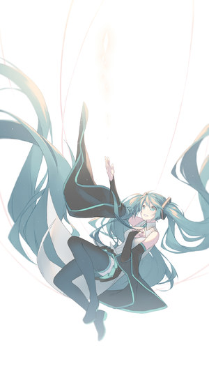 FHang,初音ミク,黑丝,VOCALOID