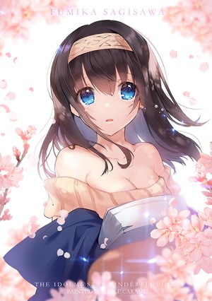 偶像大师,鷺沢文香,applecaramel