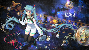 Bodysuit,初音ミク,极道寂,黑丝,VOCALOID