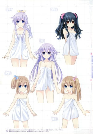 超次元游戏:海王星,Nepgear,罗姆,つなこ,尤妮