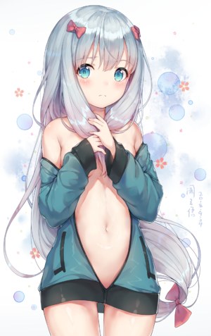 Ayuanlv,エロマンガ先生,和泉纱雾,萝莉,No-Bra