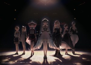 KAITO,kneehighs,MEIKO,Rella,双马尾,UTAU,VOCALOID
