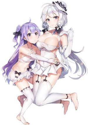碧蓝航线,光辉,Stockings,泳装,黑丝,Unicorn,夜よいち