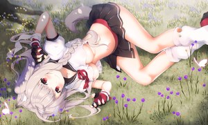 碧蓝航线,脸红,kanora,kneehighs,露脐,No-Bra,制服