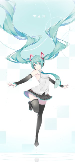 FHang,初音ミク,黑丝,VOCALOID