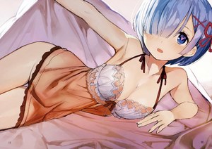 cleavage,Lingerie,がおう,从零开始的异世界生活,蕾姆