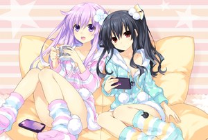 超次元游戏:海王星,cleavage,Nepgear,つなこ,尤妮