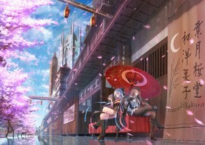 星雨,剑,雨伞,制服