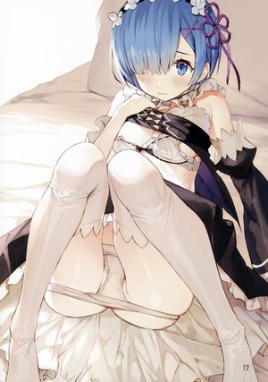 bra,女仆,がおう,从零开始的异世界生活,蕾姆,黑丝,Gaou,MacaronTaitei,screening