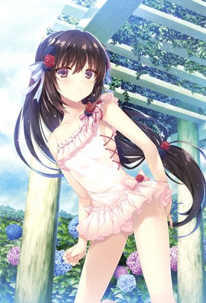 Melonbooks,有葉,长发,single,長身像,脸红
