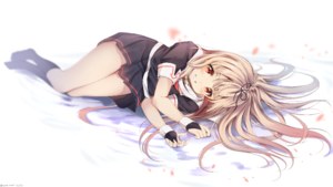 艦隊これくしょん,夕立,にゅむ,脸红