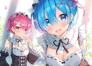 あやみ,Re:ゼロから始める異世界生活,レム,女の子,リゼロ,魅惑の谷間